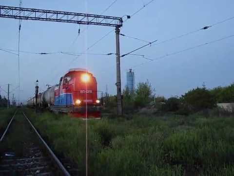 Tren de marfa al operatorului GFR pleaca din Mogosoaia in directia Pajura Hm , 31.08.2012
