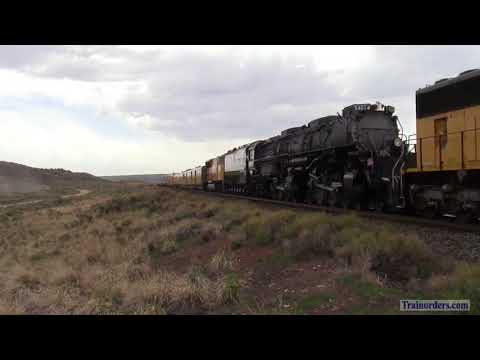 Steam Railroad Series 154 - Union Pacific 4014 at Leroy, Wyoming MP 890.5