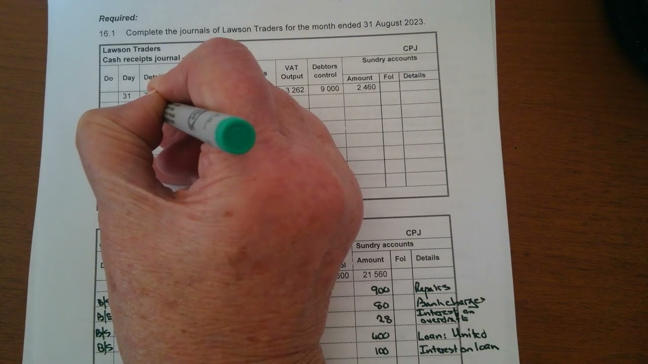 24. Bank reconciliation and VAT