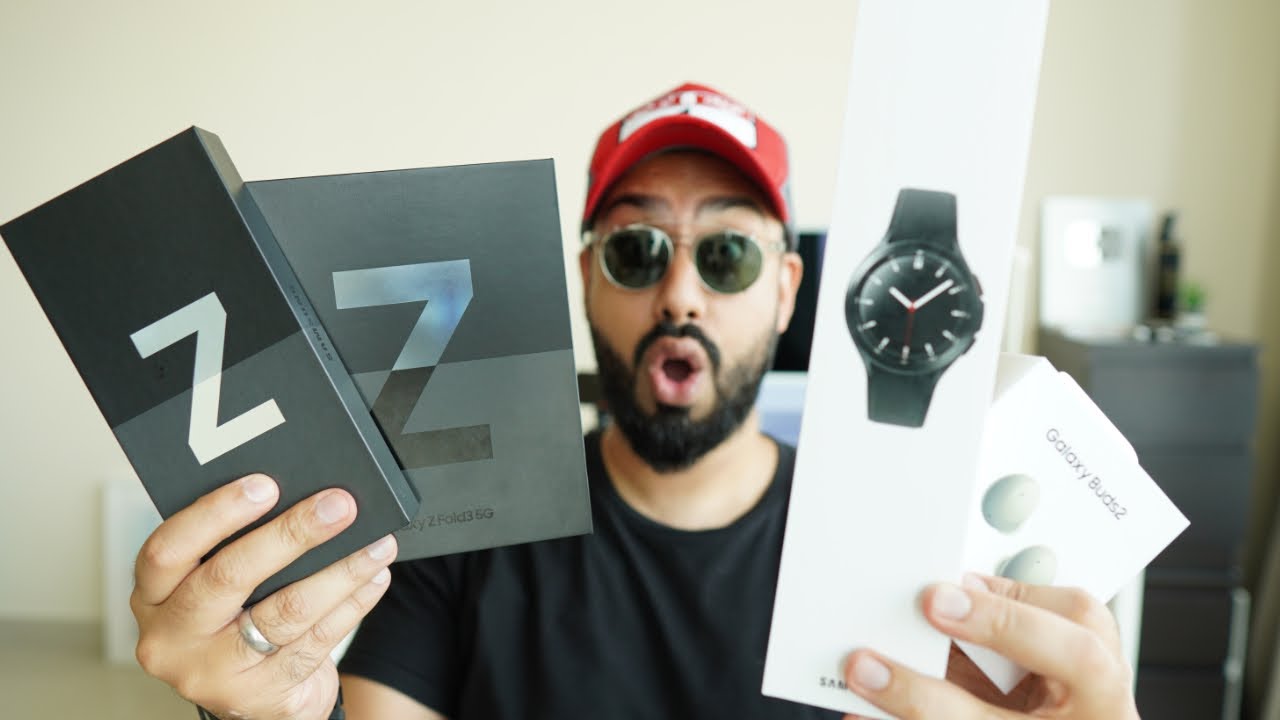 Samsung Galaxy Z Fold3, Galaxy Z Flip3, Galaxy Watch4 Classic and Galaxy Buds2 MEGA UNBOXING