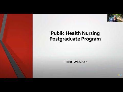 Public Health Nursing Postgraduate Program