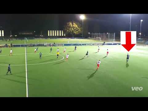Center Forward Highlights from Hertha Berlin U17 vs Viktoria Mitte