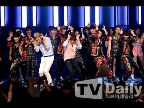 [SFsubs] 130530 Mcountdown - Shinhwa winning 1st & Encore