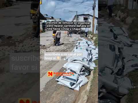 Realizan trabajos de reparación en la carretera que conecta hacia Cotzal y Chajul.