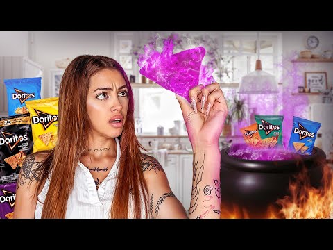 MIXING ALL MY FAVORITE SNACKS TO MAKE ONE