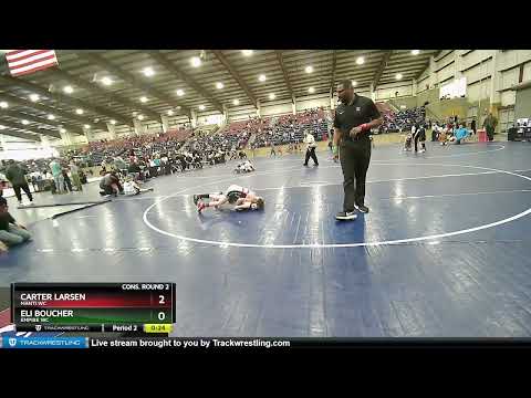59 Lbs Cons. Round 2 - Eli Boucher, Empire WC Vs Carter Larsen, Manti WC Efbe