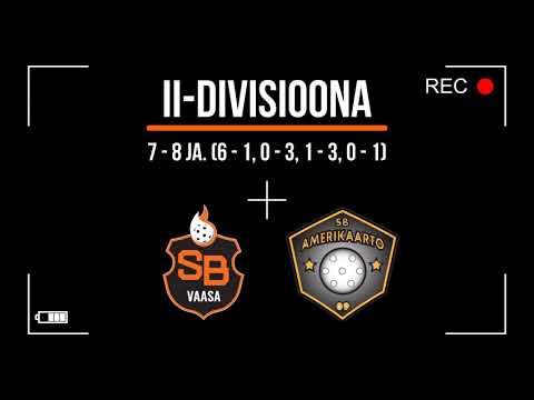Maalikooste II-DIVISIOONA | SB Vaasa YB - Amerikaarto | 8.2.2022
