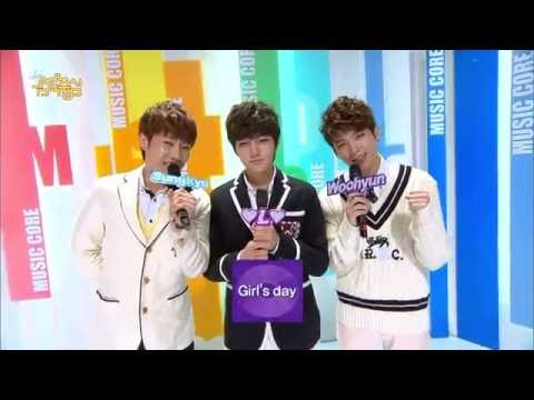 【TVPP】Sunggyu, Woohyun, L(INFINITE) - Special MC, 성규, 우현, 엘(인피니트) - 스페셜 엠씨 @ Show Music core