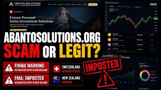 abantosolutions.org Scam or Legit?  What Affected Investors Should Do