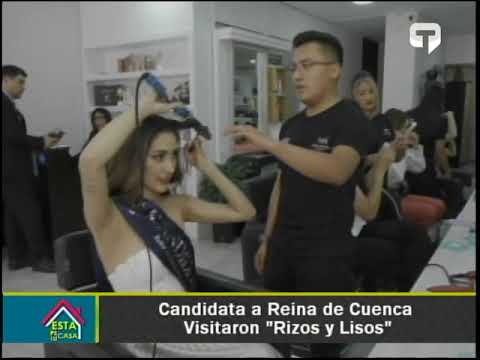 Candidatas a Reina de Cuenca visitaron Rizos y Lizos
