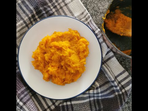 Butter Pumpkin | How to make pumpkin mash with no excess water.