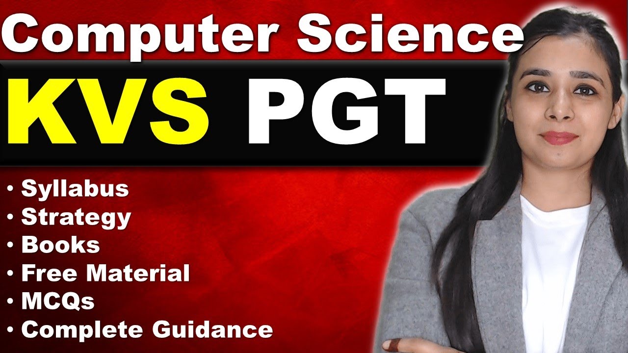 Watch video KVS PGT - Computer Science | New Syllabus 2022-23 | How to Start Preparation | Notes, Lecture, MCQs Now KVS PGT - Computer Science | New Syllabus 2022-23 | How to Start Preparation | Notes, Lecture, MCQs