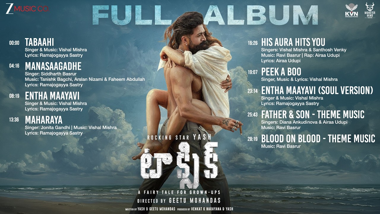Toxic (Telugu) - Full Album | Rocking Star Yash, Kiara Advani, Nayanthara, Tara S, Huma & Rukmini