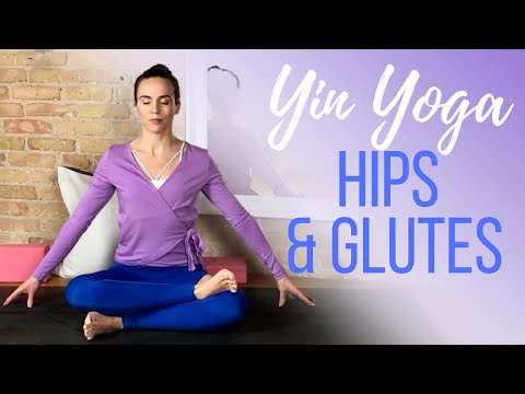 Yin Yoga for Hips and Glutes - 25 min Deep Glute Stretches to Release the Hip Area