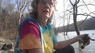 dry land fishing in Ky with Penny Jo