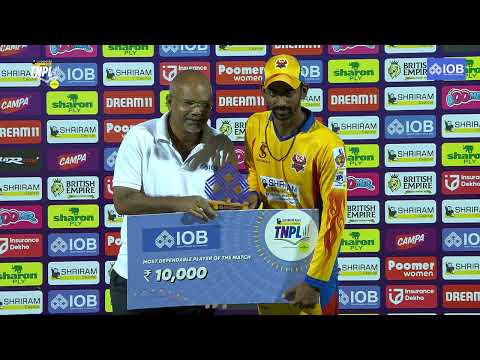 Dindigul Dragons VS Salem Spartans | IOB Most Dependable Player of the Match