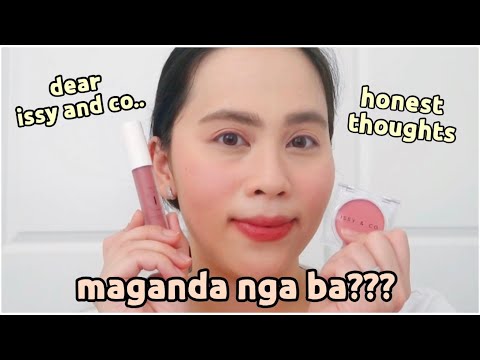 DEAR ISSY AND CO.. FIRST IMPRESSIONS REVIEW HONEST THOUGHTS | CREAM BLUSH AND LIP MOUSSE ISSY AND CO