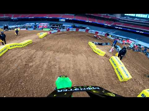 2021年 スーパークロス第1戦ヒューストンのコースレイアウト動画（GoPro版）