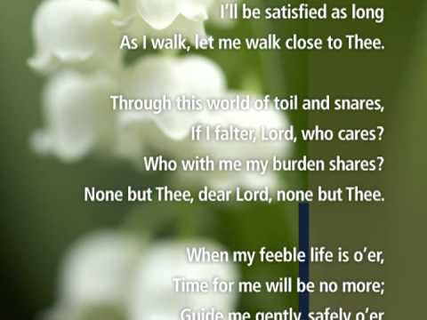 Just a Closer walk with Thee with Lyrics - Visual Worship !