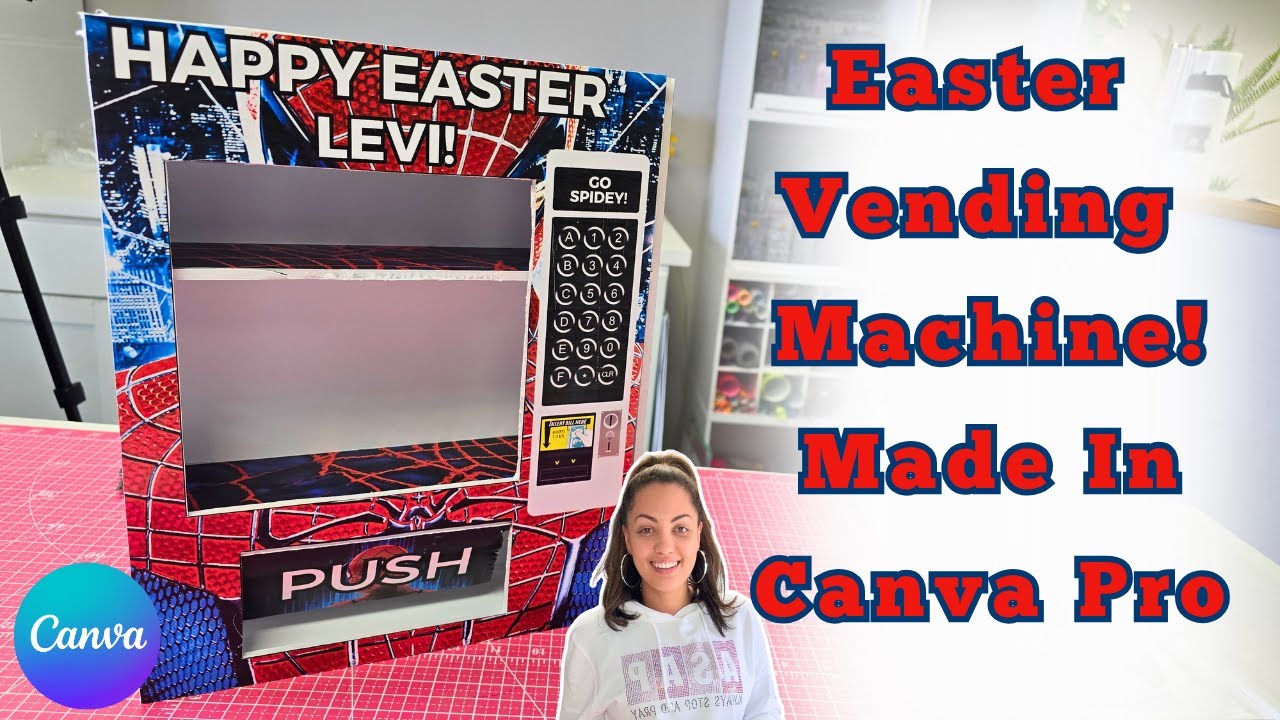 EASTER VENDING MACHINE - CANVA PRO FOR BEGINNERS!