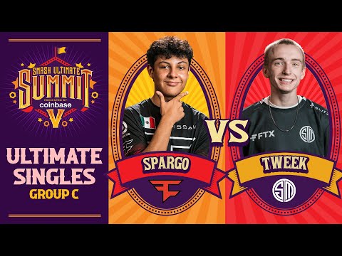 Sparg0 vs Tweek - Group C Ultimate Summit 5 - SSBU Singles | Cloud vs PT, Diddy Kong