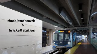Miami Metrorail Ride: Dadeland South to Brickell Station | Full Train Journey + Views