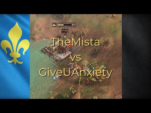 Spears in Age 1?! | TheMista (French) vs GiveUAnxiety (Abbasid Dynasty) #aoe4 #ageofempires4