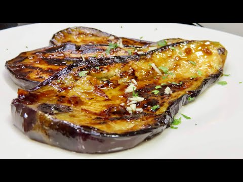 Try to resist! Wonderfully tasty eggplant steaks. Better than meat!