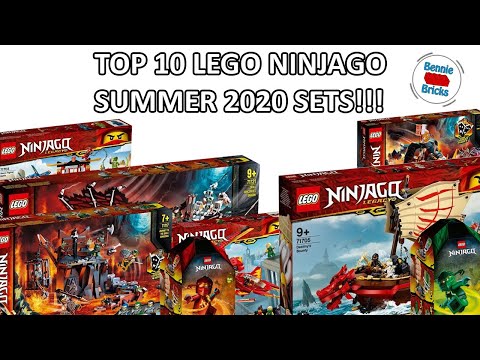 TOP 10 LEGO NINJAGO 2020 SUMMER SETS!!!!