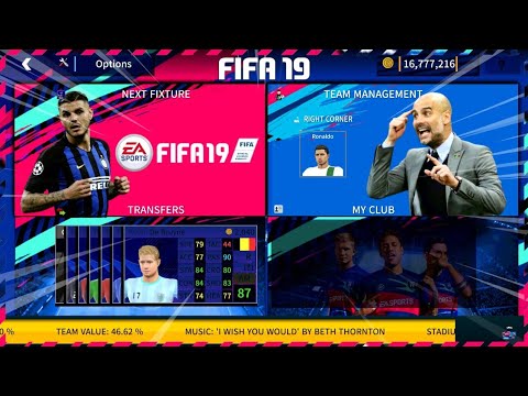 INCRÍVEL! NOVO FIFA 19 MOD DLS 19 [6.05] COM NOVO MENU INCRÍVEL / [OFFLINE/300MB]