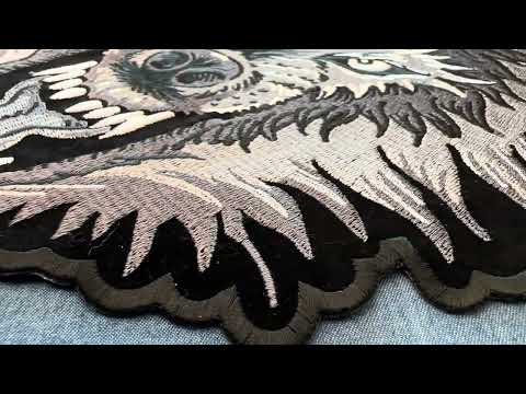 Wolf Embroidered Patch PL7120