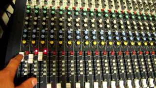Video thumbnail for Soundcraft LX7 II 32 and echo audio fire 12 by fikolsen