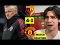 OLE OUT!! ANGRY MAN UTD FAN RAGES AT WATFORD 4-1 MANCHESTER UNITED | GOAL REACTION HIGHLIGHTS |