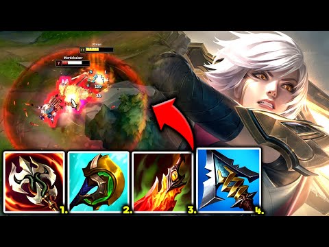 RIVEN TOP DIVINE BUILD 100% SHREDS ANYTHING IT SEES! (AMAZING) - S13 Riven TOP Gameplay Guide