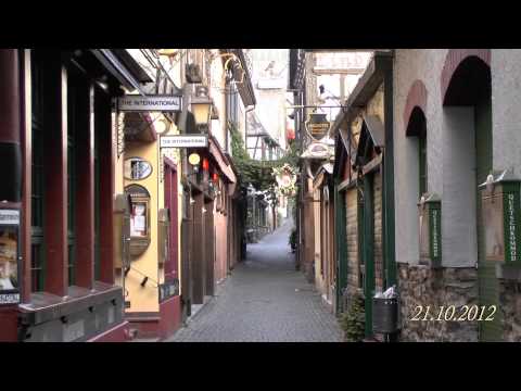 Rüdesheim, Drosselgasse and view from the Loreley rock from October 20 to 21, 2012. by tubehorst1