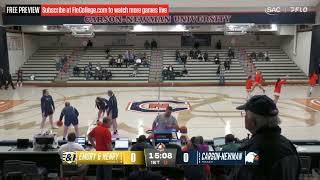 College Basketball Live Stream: Emory &amp; Henry vs Carson-Newman Women&#39;s Basketball | D2 Basketball