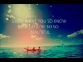 Cody Simpson- Be the one lyrics 
