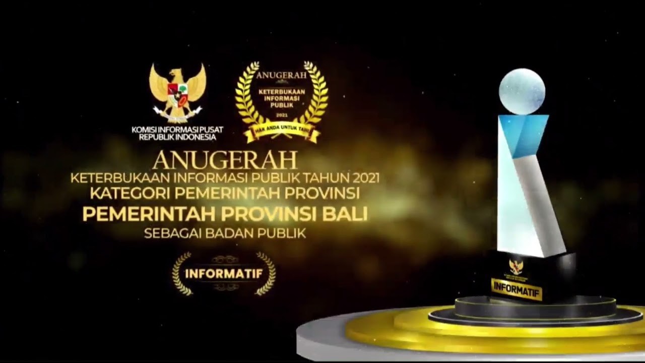 Pemprov Bali Kembali Meraih Kategori Informatif