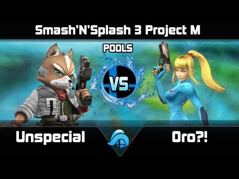 Smash n Splash 3 Project M Singles Pools - Unspecial (Fox) vs. Oro?! (ZSS)