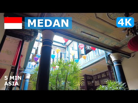 🇮🇩 Indonesia - Medan: 5 Minutes Walking Tour - 4K