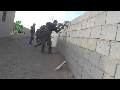 تمركز عناصر تجمع ألوية تحرير دير الزوربالقرب من لواء الصواريخ 113 في ريف دير الزور