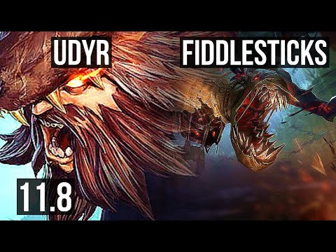 UDYR vs FIDDLESTICKS (JUNGLE) | Rank 4 Udyr, 5/0/2 | BR Challenger | v11.8