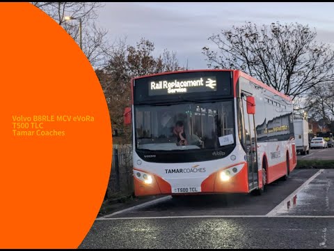 Tamar Coaches T500 TCL Volvo B8RLE MCV Evora in Exmouth with tones & a look inside!