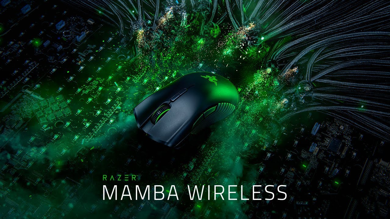 Игровая мышь Razer Mamba Wireless (RZ01-02710100-R3M1) video preview