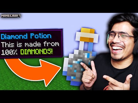 Minecraft, But All Ores Are Potions !!