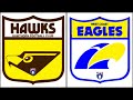 2020 AFL Season (No COVID) - Round 6, Hawthorn Vs West Coast