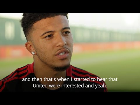 Jadon Sancho 'honoured' to sign for Manchester United