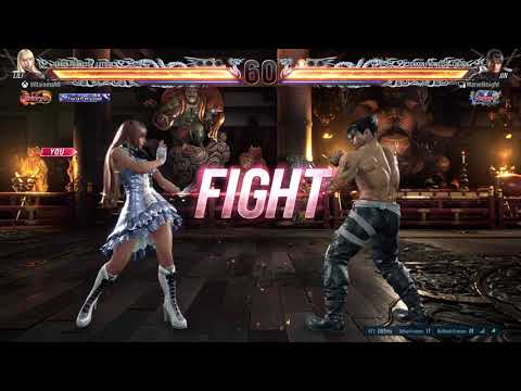 Tekken 8 Lili Dew Glide 3+4 into F2, 3 frame trap