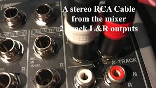 Video thumbnail for Connecting your Behringer Xenyx QX1202USB to your Device by See My Cape Productions