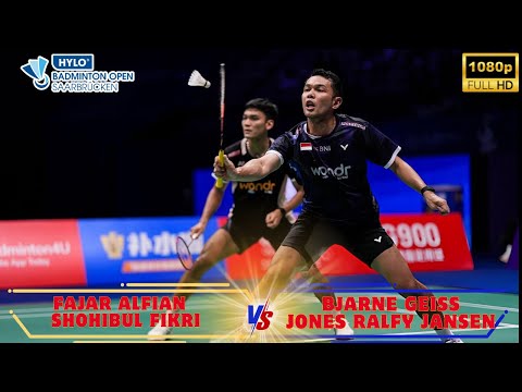 Fajar Alfian & Muhammad Shohibul Fikri vs Bjarne Geiss & Jones Ralfy Jansen|HYLO Badminton Open 2025